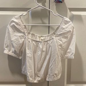 Puff sleeve top